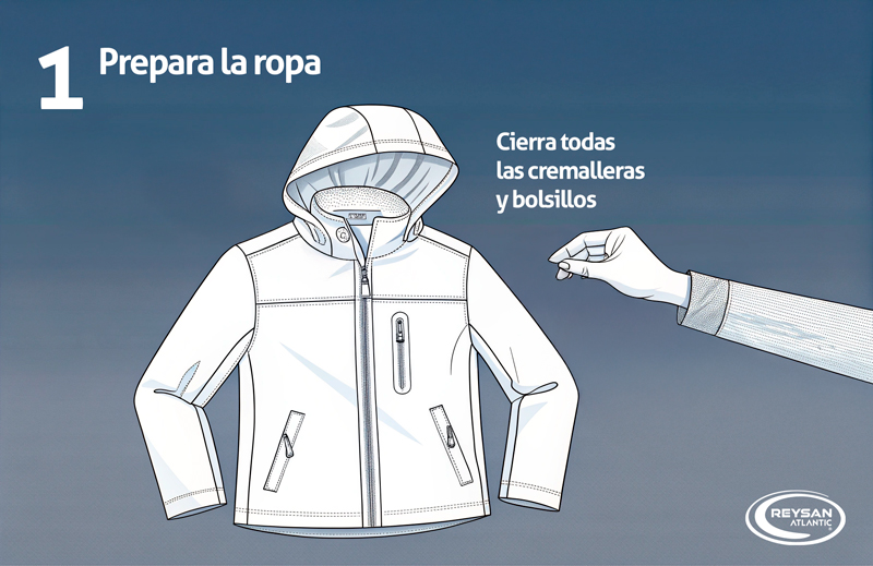 Paso 1: Prepara la ropa