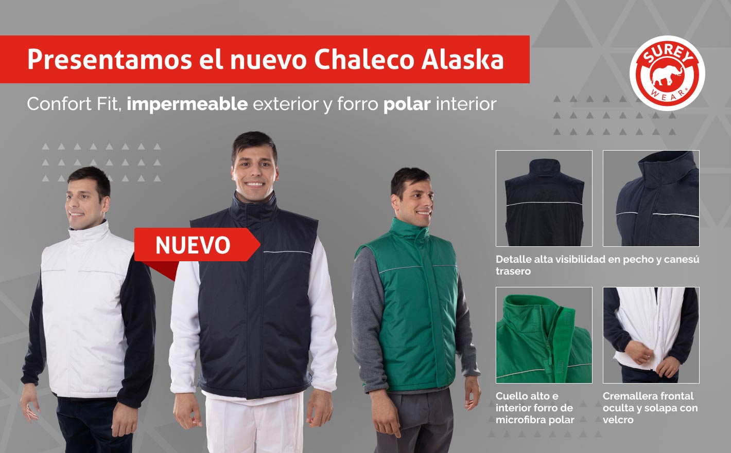 Presentamos el Chaleco Polar e Impermeable Alaska: Protección y confort para profesionales de la industria