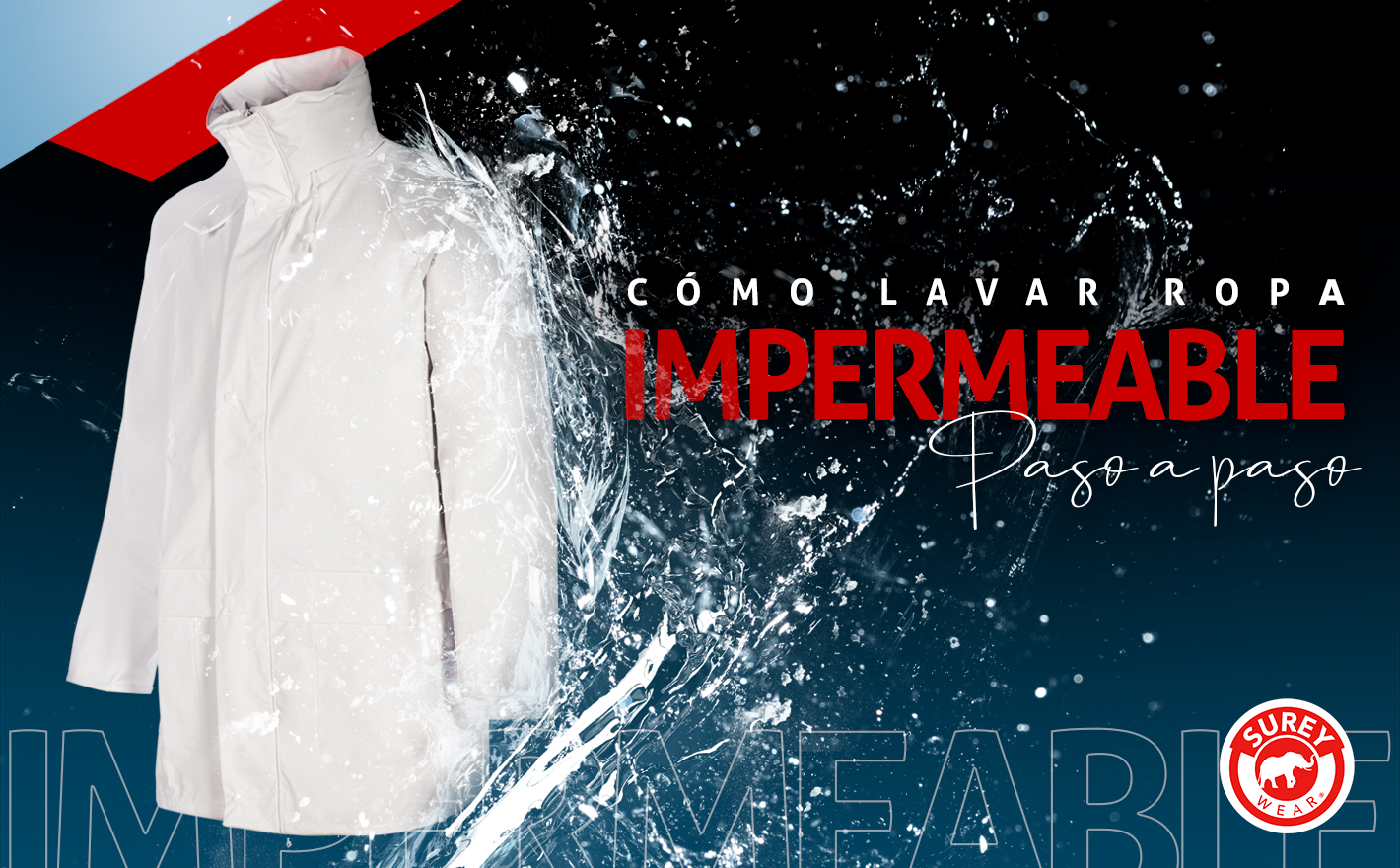 ¿Cómo lavar ropa impermeable?