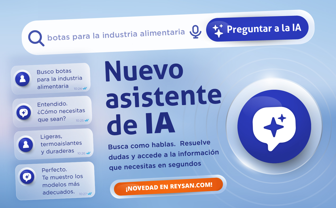 ¡Estrenamos nuevo asistente de IA para ayudarte a encontrar lo que necesitas de forma más rápida y sencilla!