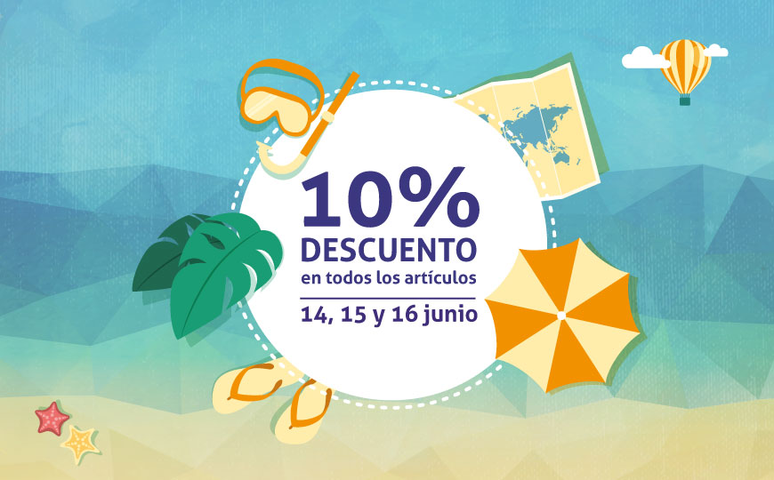 10% de descuento en todos los artículos
