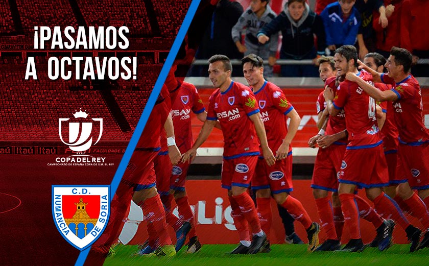 ¡C.D. Numancia pasa a Octavos!