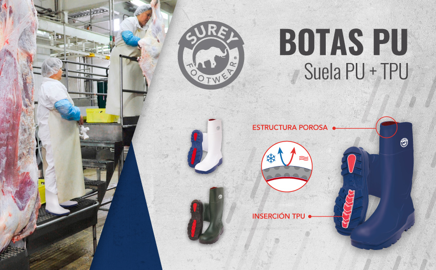 NUEVAS BOTAS DE POLIURETANO CON SUELA PU + TPU