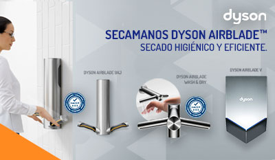 Gama Completa Secadores Manos Dyson Airblade para Industria