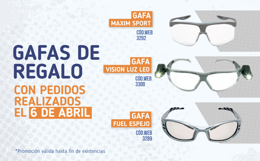 Llévate unas gafas de regalo