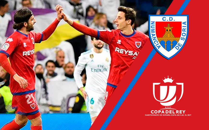 C.D. Numancia empató en la final con el Real Madrid en la Copa del Rey