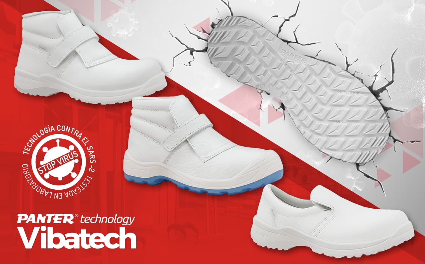 Nueva tecnología Panter® Vibatech para calzado laboral