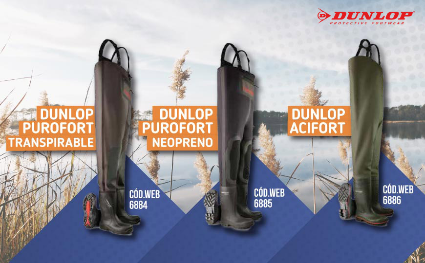 Vadeadores Dunlop, ya a la venta en Reysan