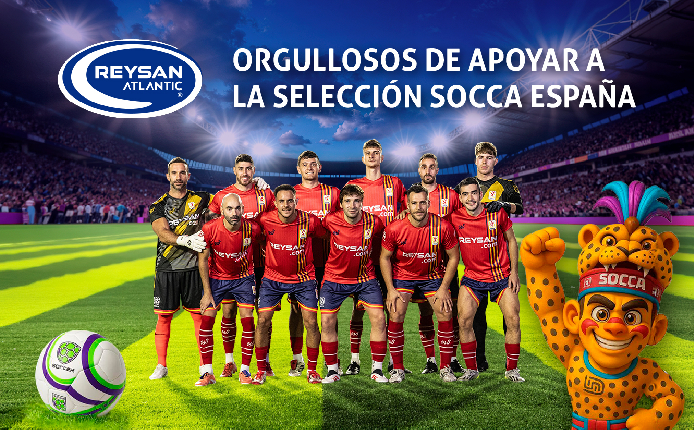 Orgullosos de apoyar a la Selección Socca España