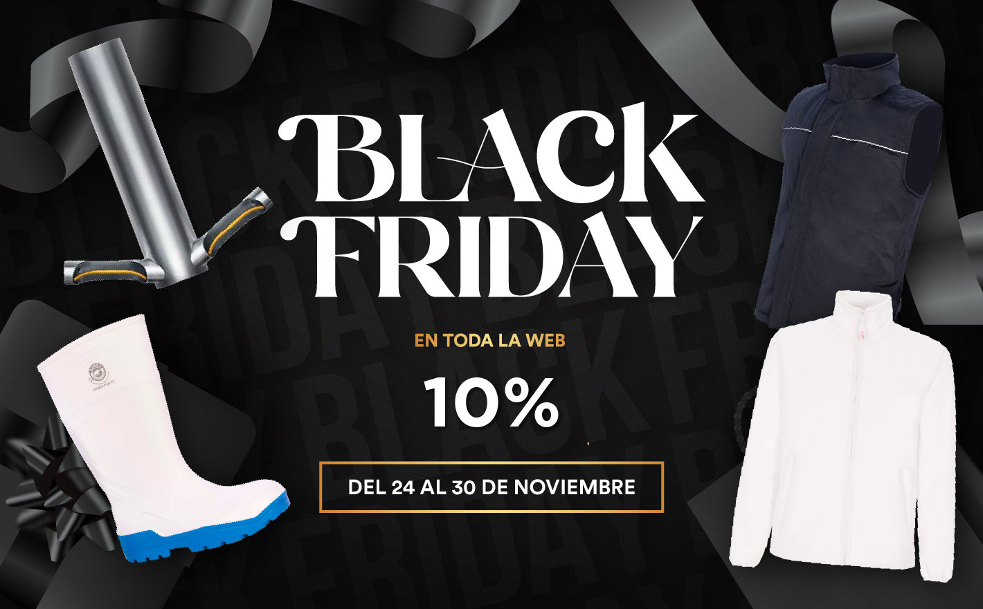¡Vuelve el Black Friday de Reysan! Grandes descuentos en protección, vestuario laboral y equipamiento para la industria