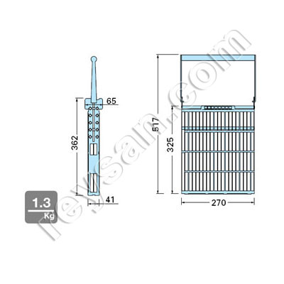 CUCHILLERA INOX R.24909 4C1A1G