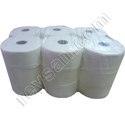 PAPEL HIGIENICO PASTA BLANCA LISA