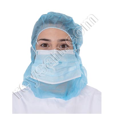 GORRO CON MASCARILLA DESECHABLE