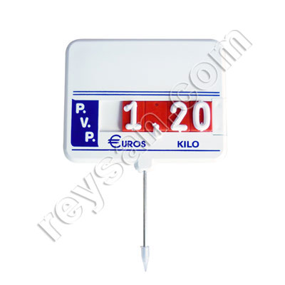 PORTA PRECIOS 5 HURACAN
