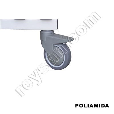 RUEDA PARA CARRO PORTA BANDEJA