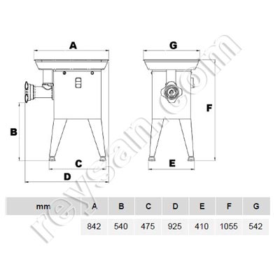 PICADORA CARNE PC114L TRIFASICA