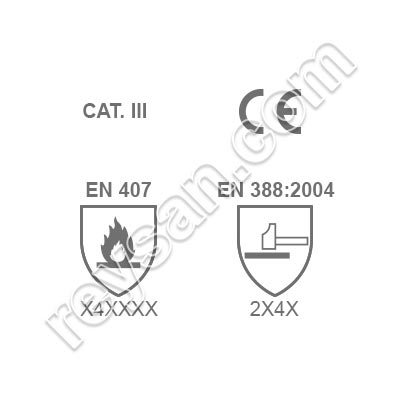 GUANTE KEVLAR 6226L 40CM T.10