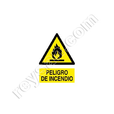 Señal de Peligro de incendio RF. A03