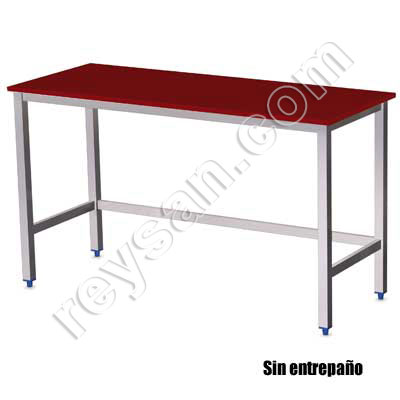 MESA POLIETILENO ROJA