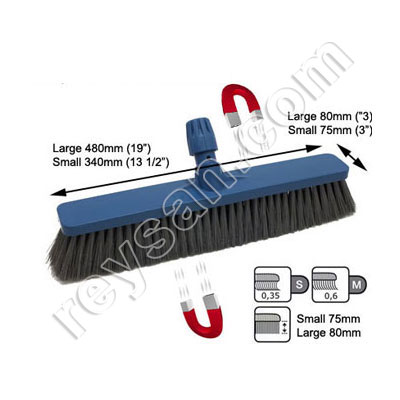 CEPILLO BARRER METAL DETECTABLE-RAYOS X