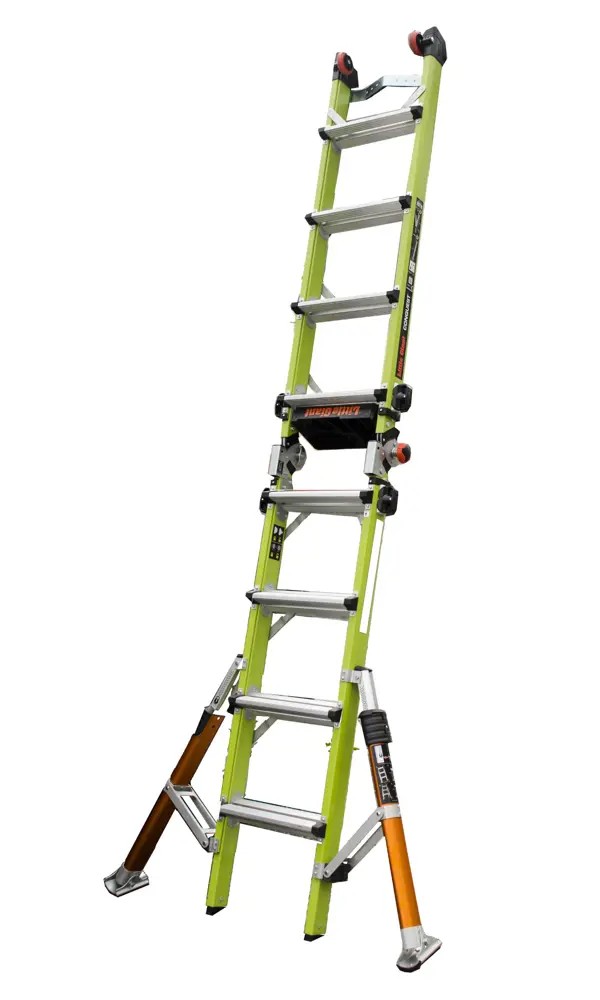 ESCALERA EXTENSIBLE Y APOYO