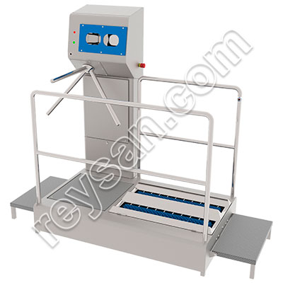 ESTACIÓN AUTOMÁTICA SUELAS + DESINFECCIÓN MANO