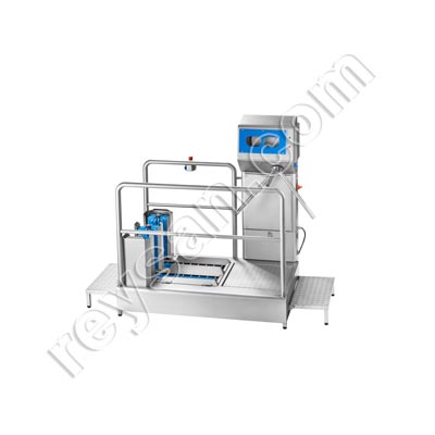 ESTACION AUTOMATICA BOTA+SUELAS+DESINFECCION MANOS