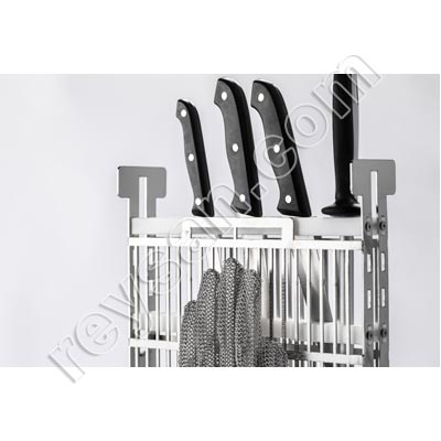CUCHILLERA INOX CON GUANTE