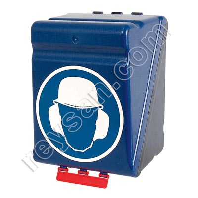 CAJA SEGURIDAD PARA CASCO Y PROTECTOR AUDITIVO