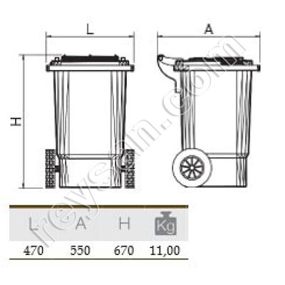 CONTENEDOR TRANSPORTE CUCHILLOS