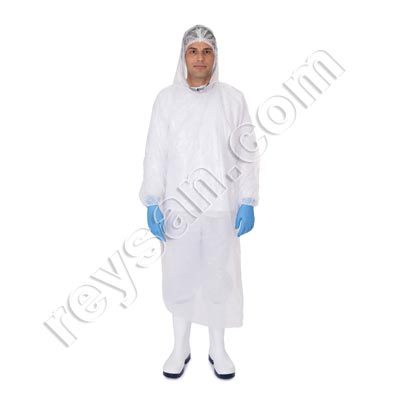PONCHO CON MANGAS DESECHABLE LDPE IMPERMEABLE