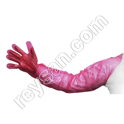 GUANTE POLIETILENO CON MANGUITO 90 CM