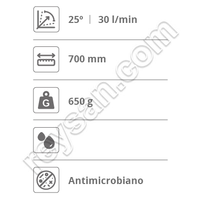 LANZA ABANICO 700MM 25º/30L