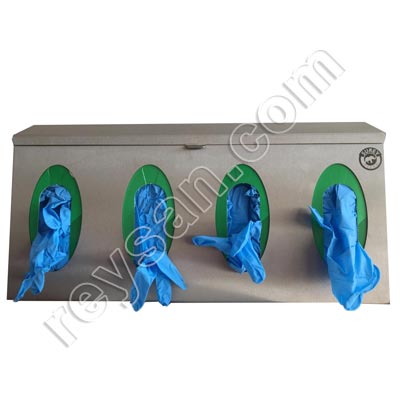 DISPENSADOR INOXIDABLE GUANTES CERRADO