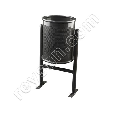 PAPELERA PERFORADA CIRCULAR 60L   