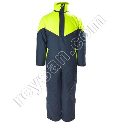 BUZO OSLO BICOLOR AMARILLO-MARINO