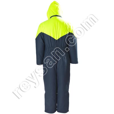 BUZO OSLO BICOLOR AMARILLO-MARINO