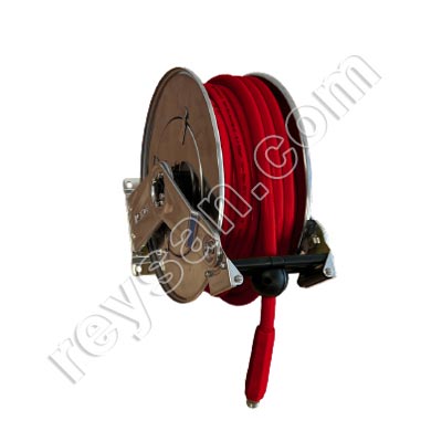 Descuento enrrollador de manguera con manguera inoxidable