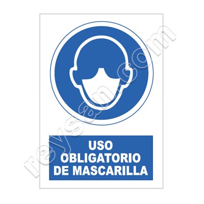 SEÑAL USO OBLIGATORIO DE MASCARILLA