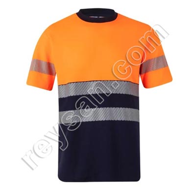 CAMISETA ALGODÓN BICOLOR ALTA VISIBILIDAD