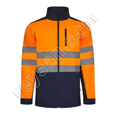 CHAQUETA SOFT SHELL BICOLOR ALTA VISIBILIDAD