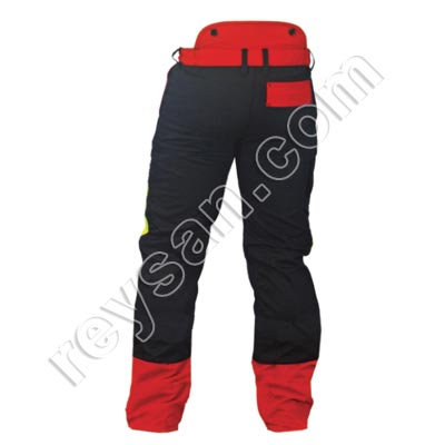 PANTALON MOTOSIERRA ROJO CLASE 1