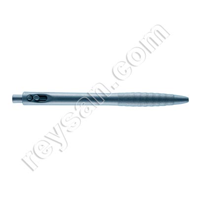 BOLIGRAFO RETRACTIL SIN CLIP METAL DETECTABLE 