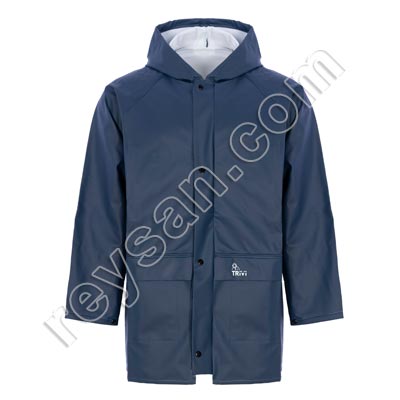 CHAQUETA IMPERMEABLE MAR BASIC MARINO