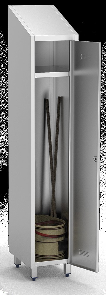 ARMARIO INOX PUERTA BATIENTE 370x480x2010MM