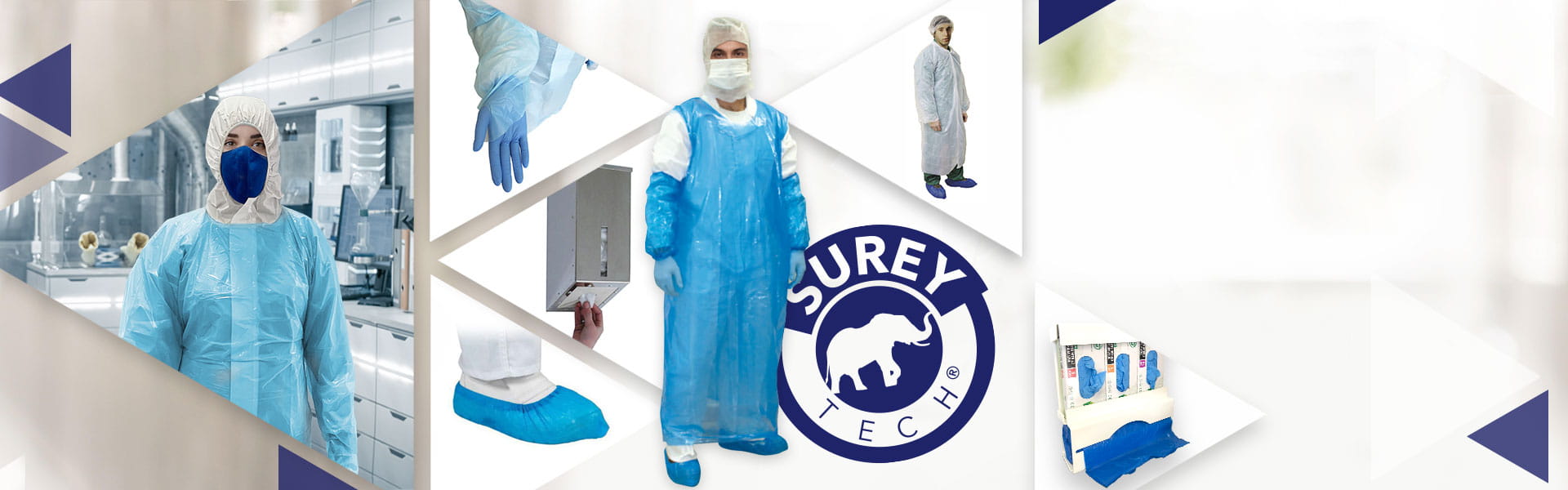 Vestuario desechable de Surey Tech